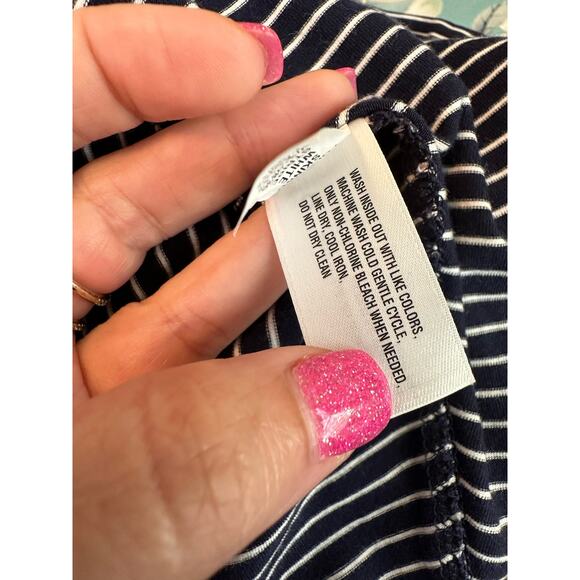 Gap blue striped pull on maxi skirt size XS - Picture 5 of 13